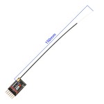 Original Radio master ER4 2,4 GHz 4CH 10mW ExpressLRS PWM Kunststoff fernbedienung für RC Mit Batteries trom und Adapter für RC FPV